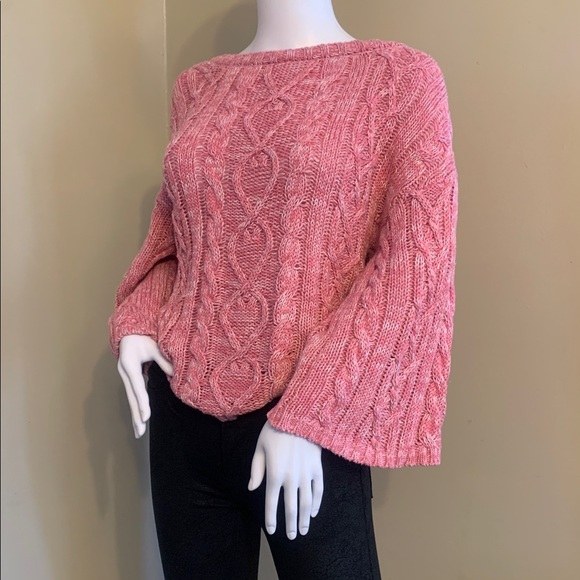 VENUS Two-Tone Pink Women's Sweater - Picture 2 of 6